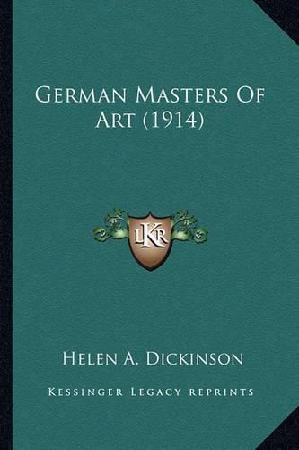 Cover image for German Masters of Art (1914)