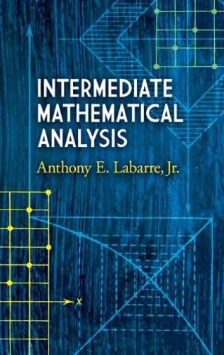 Cover image for Intermediate Mathematical Analysis