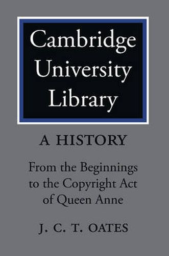 Cover image for Cambridge University Library 2 Part Set: A History