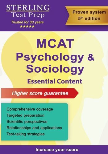 Cover image for Sterling Test Prep MCAT Psychology & Sociology