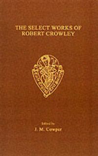 Cover image for The Select Works of Robert Crowley