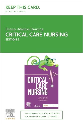 Cover image for Elsevier Adaptive Quizzing for Critical Care Nursing - Access Card