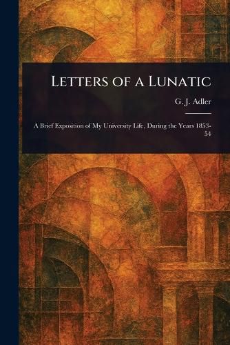 Cover image for Letters of a Lunatic