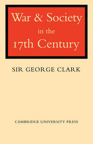 Cover image for War and Society in the Seventeenth Century
