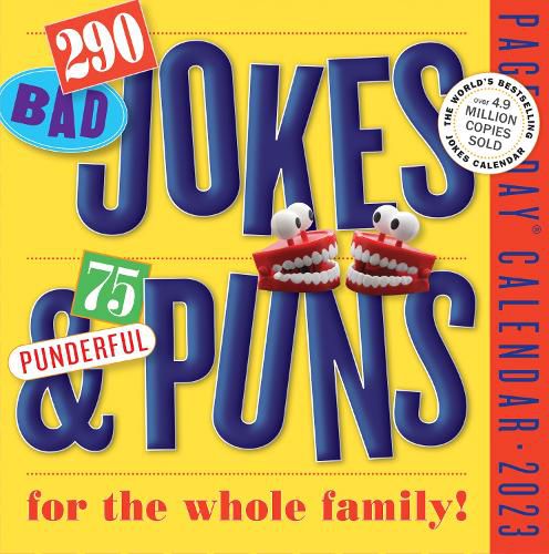 290 Bad Jokes & 75 Punderful Puns Page-A-Day Calendar 2023