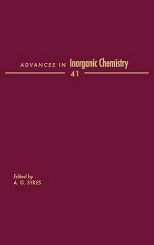 Cover image for Advances in Inorganic Chemistry