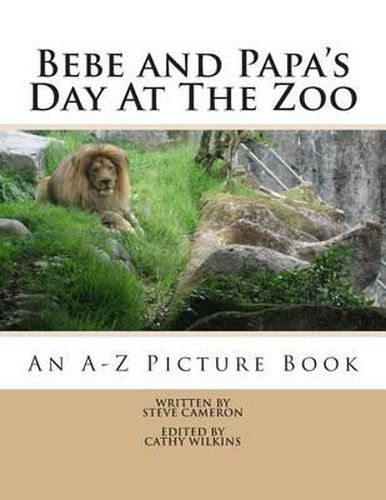 Cover image for Bebe and Papa's Day At The Zoo: An A -Z Picture Book