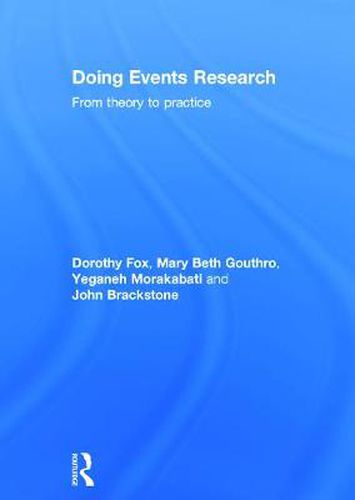 Cover image for Doing Events Research: From Theory to Practice