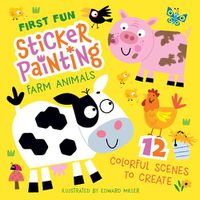 Cover image for First Fun: Sticker Painting Farm Animals