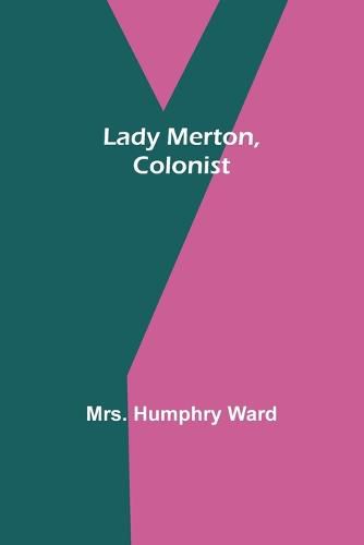 Cover image for Lady Merton, Colonist