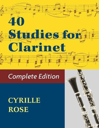 Cover image for 40 Studies for Clarinet (Book 1, Book 2)