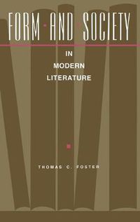 Cover image for Form and Society in Modern Literature