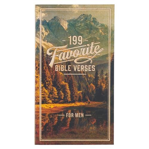 Cover image for 199 Favorite Bible Verses for Men Softcover