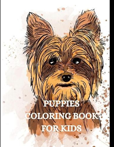 Cover image for Dog Coloring Book for Kids: Dog Coloring Book, Gorgeous Dog Lover Coloring Pages for Relaxation and Stress Relief