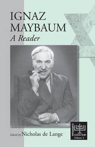 Cover image for Ignaz Maybaum: A Reader