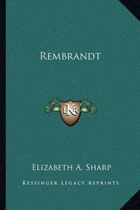 Cover image for Rembrandt