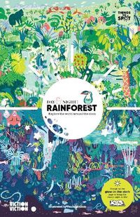 Cover image for Day & Night: Rainforest: Explore the world around the clock