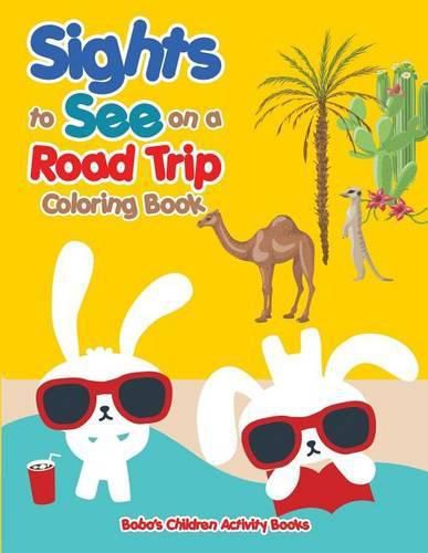 Cover image for Sights to See on a Road Trip Coloring Book