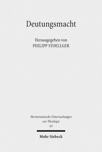 Cover image for Deutungsmacht: Religion und belief systems in Deutungsmachtkonflikten