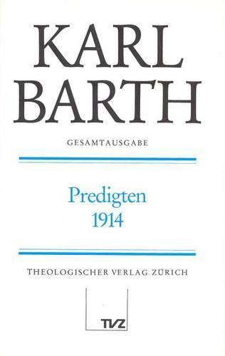 Cover image for Karl Barth Gesamtausgabe: Band 5: Predigten 1914