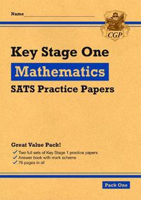 Cover image for KS1 Maths SATS Practice Papers: Pack 1 (for the 2023 tests)