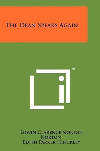 Cover image for The Dean Speaks Again