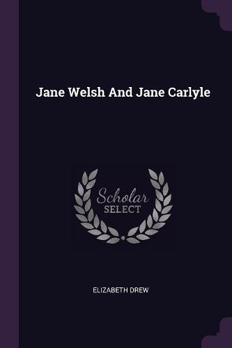Cover image for Jane Welsh And Jane Carlyle