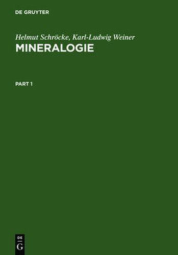 Cover image for Mineralogie: Ein Lehrbuch Auf Systematischer Grundlage