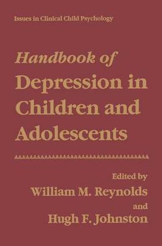 Cover image for Handbook of Depression in Children and Adolescents