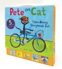 Cover image for Pete the Cat Take-Along Storybook Set: 5-Book 8x8 Set