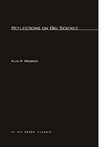 Cover image for Reflections on Big Science