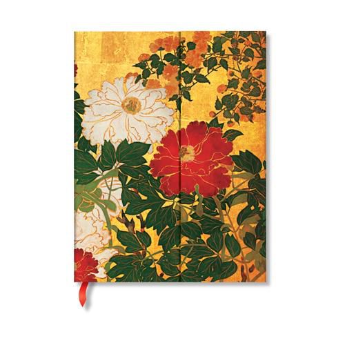 Cover image for Natsu (Rinpa Florals) Ultra Unlined Hardback Journal (Wrap Closure)