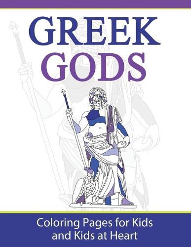 Cover image for Greek Gods: Coloring Pages for Kids and Kids at Heart