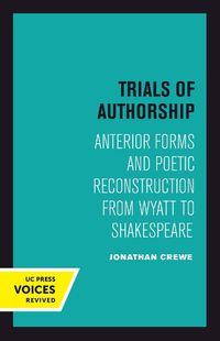 Cover image for Trials of Authorship