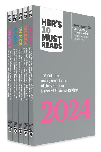 5 Years of Must Reads from HBR: 2024 Edition (5 Books)