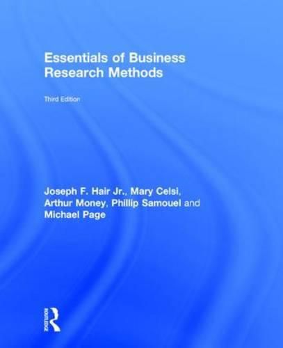 Cover image for The Essentials of Business Research Methods