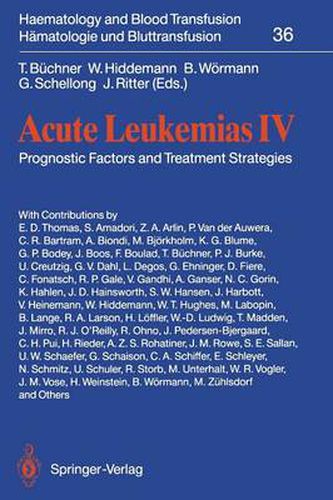 Cover image for Acute Leukemias IV: Prognostic Factors and Treatment Strategies