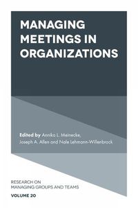 Cover image for Managing Meetings in Organizations