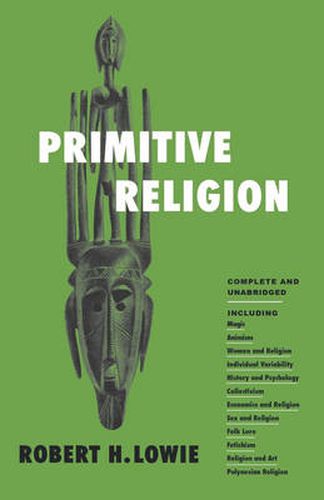 Cover image for Primitive Religion