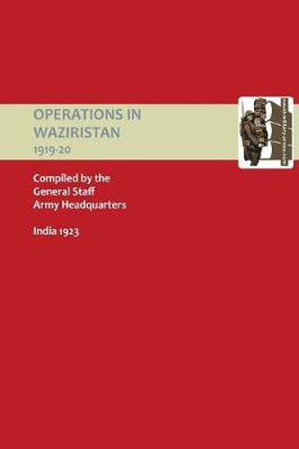 Cover image for Operations in Waziristan 1919-1920