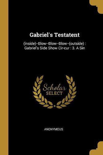 Cover image for Gabriel's Testatent