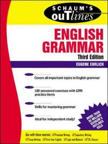 Cover image for Schaum's Outline of English Grammar