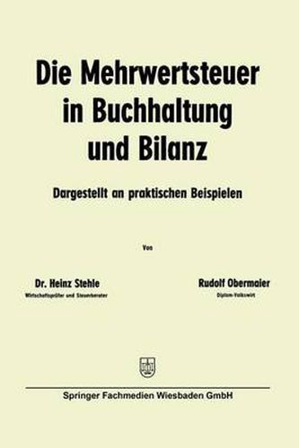Cover image for Die Mehrwertsteuer in Buchhaltung Und Bilanz