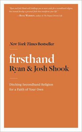 Cover image for Firsthand: Ditching Secondhand Religion for a Faith of your Own