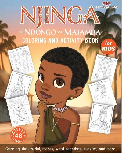 Cover image for Njinga of Ndongo & Matamba Coloring and Activity Book