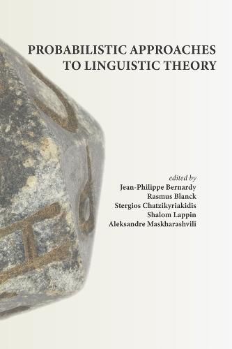 Cover image for Probabilistic Approaches to Linguistic Theory