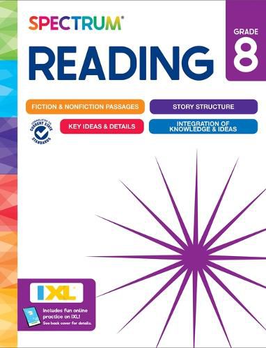 Cover image for Spectrum Reading Workbook, Grade 8