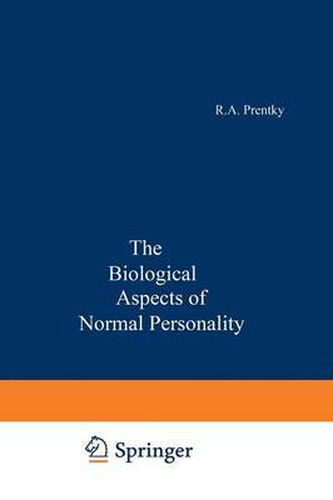 Cover image for The Biological Aspects of Normal Personality