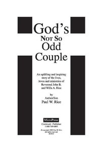 Cover image for God's Not So Odd Couple: The Lords Work