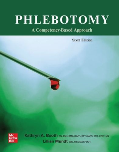 Cover image for Phlebotomy: A Competency Based Approach